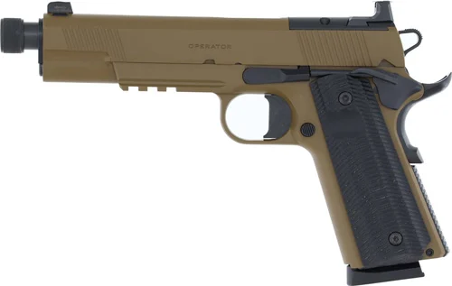 SPRINGFIELD 1911 OPERATOR AOS - 45 ACP 5" 8RD COYOTE THREADED - Image 2