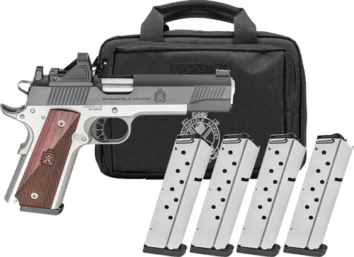 SPRINGFIELD 1911 RONIN 45 ACP - 5" 8RD 4 MAGS GEAR PAC