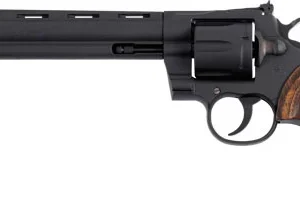 COLT PYTHON 357MAG 8" 6RD - MATTE BLUED WOOD GRIPS