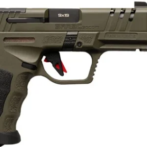 SAR SAR9 COMPACT SOCOM COMP 9M - 4.7" BBL 15/21 RD MAG SF GREEN
