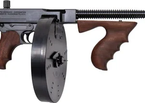 THOMPSON 1927A1 45ACP DELUXE - CARBINE WOOD W/100RD & 20RD
