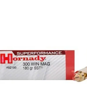Hornady 300 Win Mag Superformance H82193 180 gr SST 20 rounds