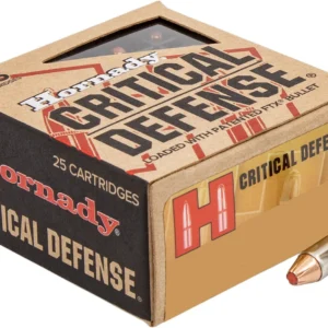 Hornady 25 ACP Ammunition Critical Defense FTX 90014 35 Grain Flex Tip Expanding 25 rounds