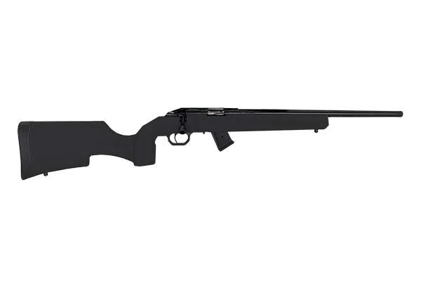 HRF22LRB Howa M1100 22 Long Rifle Bolt Action Rifle - Blue/Black, 18" Threaded Barrel, 10 Rounds, Synthetic, Black Stock