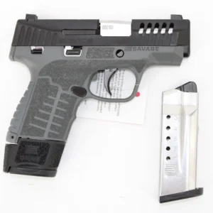 Savage Arms Stance 67044 MC9MS 9mm 3.2" 7+1/10+1 Grey w/ Night Sights