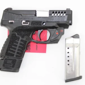 Savage Arms Stance 67046 MC9MS 9mm 3.2" 7+1/10+1 Black w/ Laser