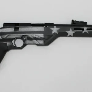 Citadel CIT22LRBLTUSG Trakr .22LR Bolt Action Rifle 18" 5+1 US Flag Grayscale