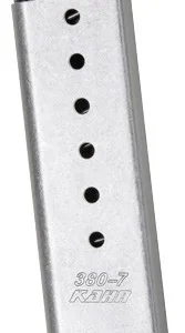 KAHR ARMS MAGAZINE 380ACP - 7RD S/S FOR CT3833