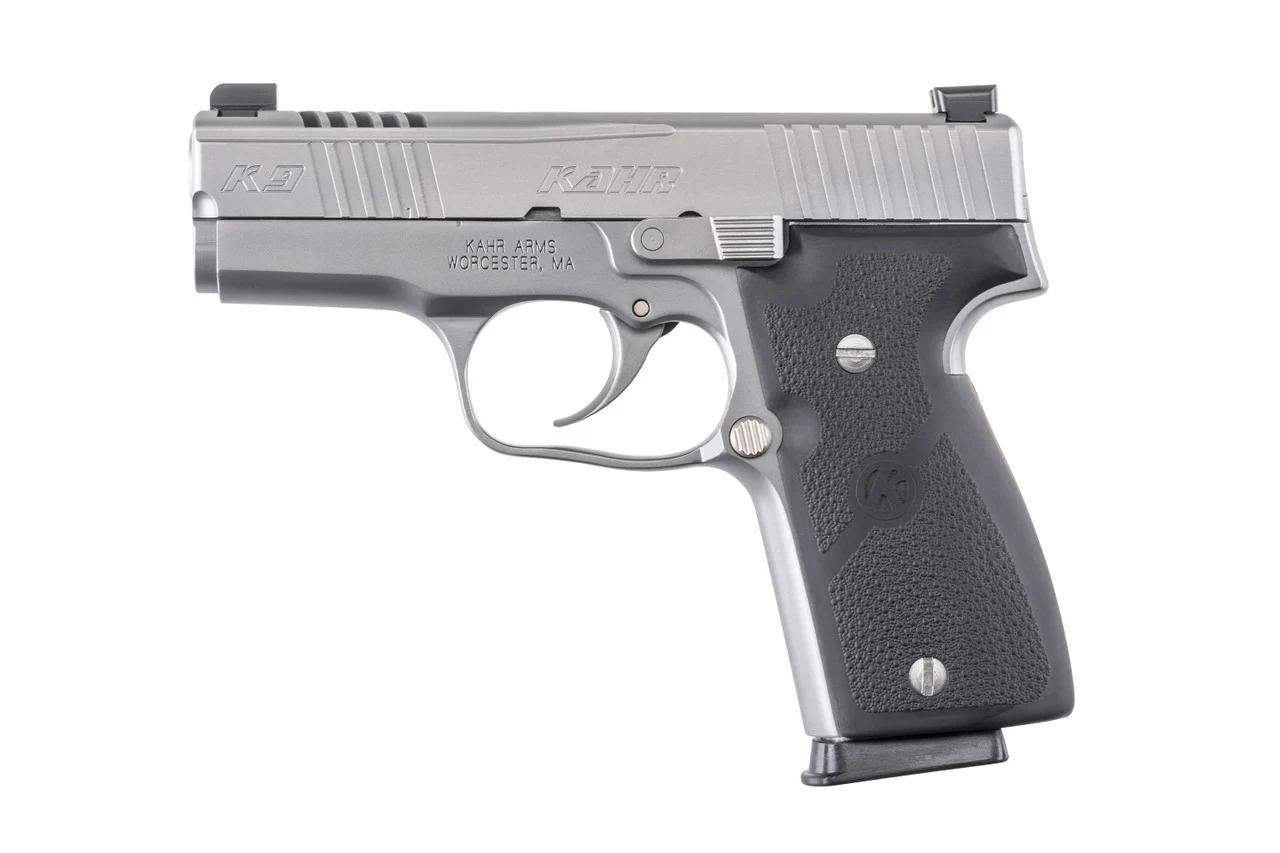 Kahr Arms K9093N22 K9 Limited Edition 9mm 3.5" 7+1/8+1 Stainless Steel W/ Slide Cuts