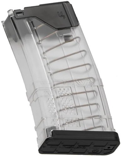 LANCER MAGAZINE L5AWM AR-15 - 5.56X45 20RD TRANSLUCENT CLEAR