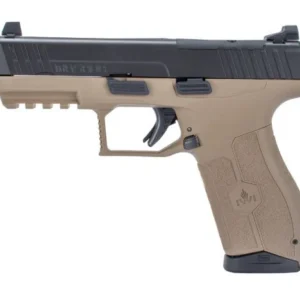 IWI M9ORP17TFD Masada 9mm 4.6" Threaded Barrel 17+1 Flat Dark Earth Optics Ready w/ Suppressor Height Sights