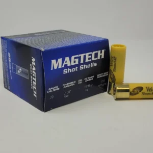 Magtech 20 Gauge Ammunition MT20BSA 2-3/4" 13/16oz 26 TTT Pellet Shot 1250fps 25 Rounds