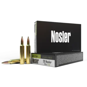 Nosler 28 Nosler Ammunition 40039 150 Grain E-Tip 20 Rounds