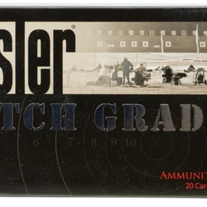 Nosler 22 Nosler Ammunition Match Grade 60016 77 Grain Custom Competition 20 Rounds