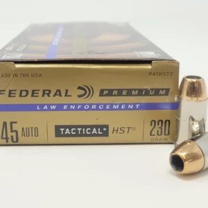 Federal 45 Auto HST Tactical P45HST2 230 gr JHP 50 rounds