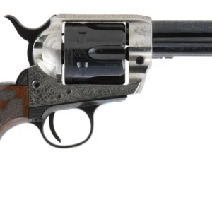Cimarron Frontier PP410LSFW Pre-War 1896-1940 .45 Colt 4.75" 6 Rounds Blued/Laser Engraved/Walnut Grips