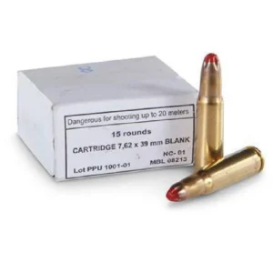 Prvi Partizan 7.62x39mm BLANK Ammunition M-68 15 Rounds