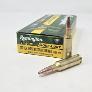 Remington 300 RSAUM Ammunition Core-Lokt PR300SM2 165 Grain Pointed Soft Point 20 Rounds