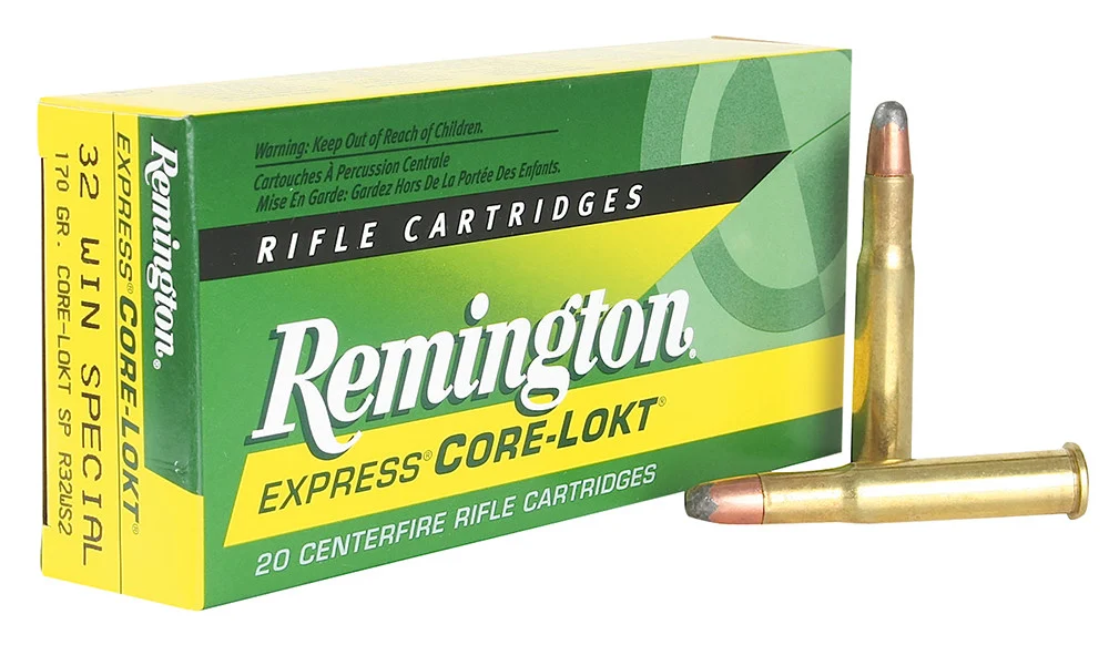 Remington 32 Win Special Ammunition Core-Lokt R32WS2 170 Grain Core-Lokt Soft Point Tip 20 Rounds