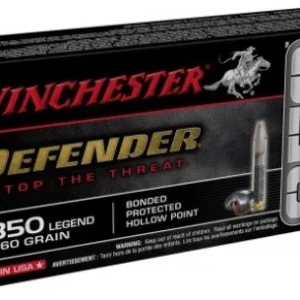 Winchester Defender 350 Legend Ammunition S350PDB 160 Grain Bonded Hollow Point 20 Rounds