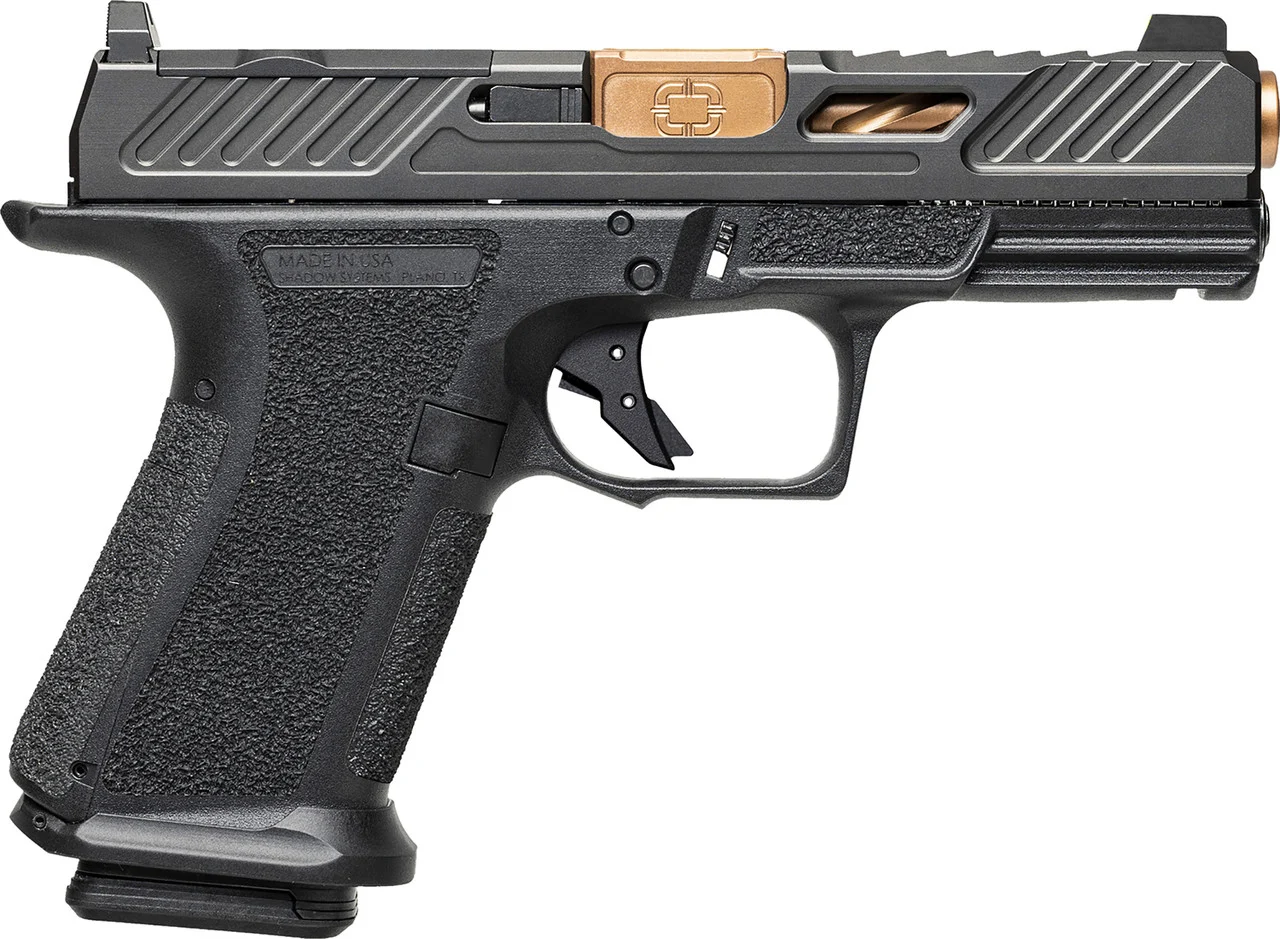 Shadow Systems SS-1011 MR920 Elite Compact 9mm 4" 15+1 Black Nitride/Bronze TICN Match Grade Spiral Fluted Barrel Optic Ready