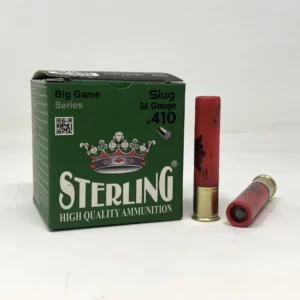 Sterling 410 (36 GA) Ammunition Slug 2-1/2" 1/4oz STRLG410SLUG 25 Rounds