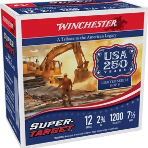 WINCHESTER TARGET 12GA 2.75" - 1-1/8OZ #7.5 1200FPS 250R CASE