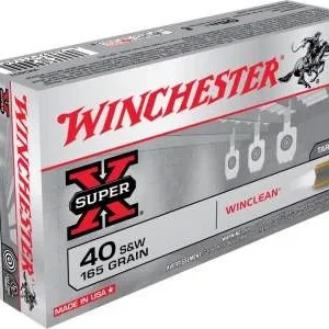 Winchester 40 S&W WC401 Win Clean 165 gr Brass Enclosed Base 50 rounds
