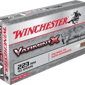 Winchester 223 Rem Varmint X X223P1 40 gr Polymer Tip 20 rounds