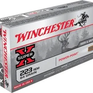 Winchester 223 Super-X X223R2 64 gr PSP 20 rounds