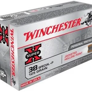 Winchester 38 Special +P X38S7PH 125 gr JHP 50 rounds