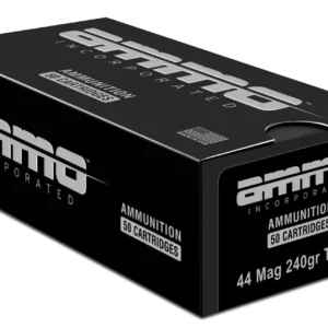Ammo Inc 44 Magnum Ammunition AI44240TMC-A50 240 Grain Total Metal Coating 50 Rounds