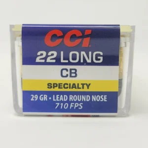 CCI 22 Long CB CCI0038 29 Grain LRN Sub-Sonic 100 rounds