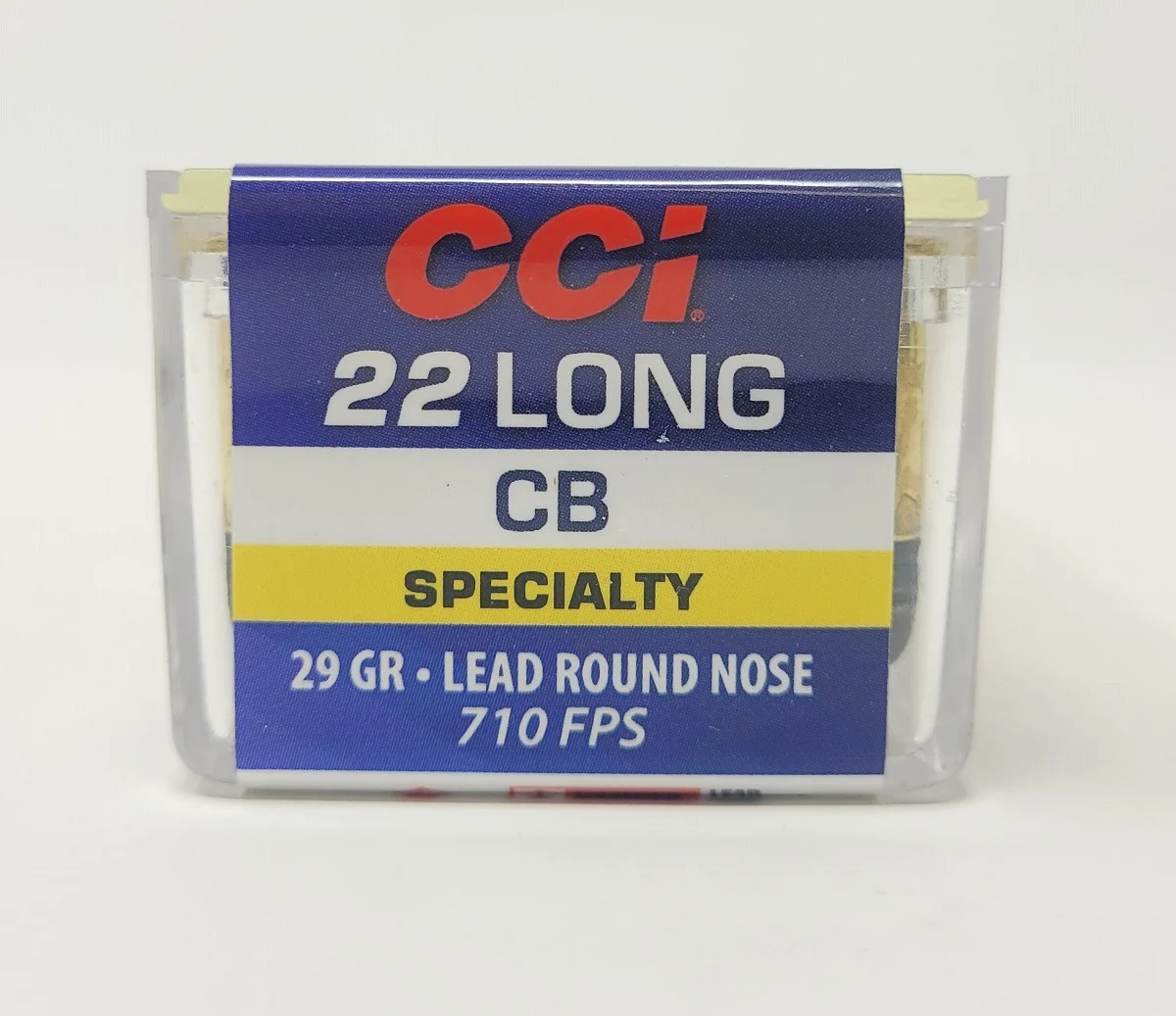 CCI 22 Long CB CCI0038 29 Grain LRN Sub-Sonic 100 rounds