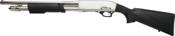 IVER JOHNSON PUMP 12GA 3" 18" - CYLINDER NICKEL SYNTHETIC
