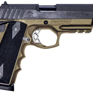 ATI FXH-45 Moxie Handgun .45 ACP 8rd Magazine 5" Barrel Black Slide FDE Frame and Black Grips