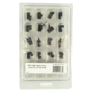 XS Sights R3D Night Sights Set for Glock 42/43/43x/48 Green Bulk 20/ct