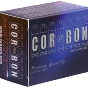 Corbon Self-Defense JHP Handgun Ammunition 9mm Luger +p 90 gr JHP 1500 fps 20/ct