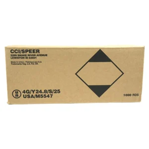 CCI Blazer Brass Handgun Ammunition .40 S&W 165 gr FMJ 1050 fps 1000/ct Case
