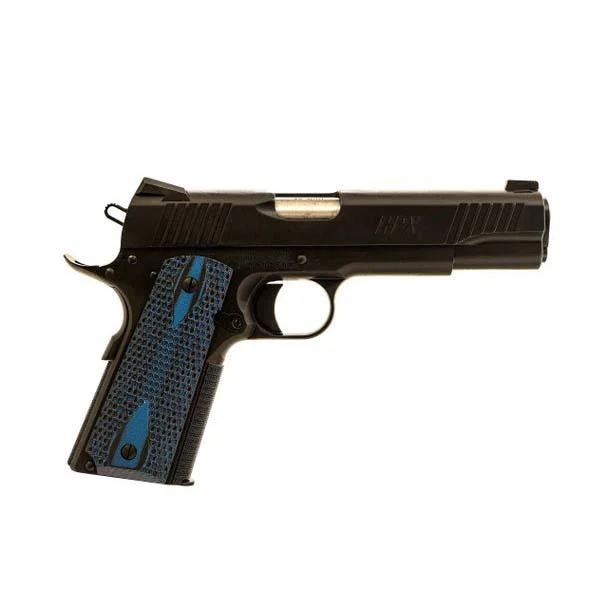 Standard Manufacturing 1911 HPX Handgun .45 ACP 8rd Magazine 5" Barrel Blue Grips
