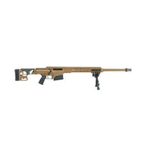 Barrett MK 22 Sniper Rifle .338 Norma Mag 10rd Magazines(2) 27'' Fluted Barrel Coyote Brown Finish