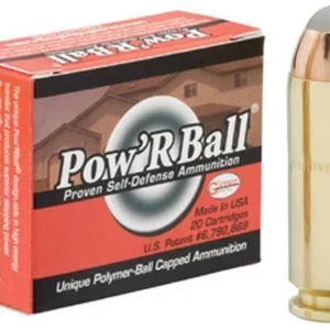 Glaser Pow'RBall Handgun Ammunition  10mm Auto 135 gr JHP 1400 fps 20/ct
