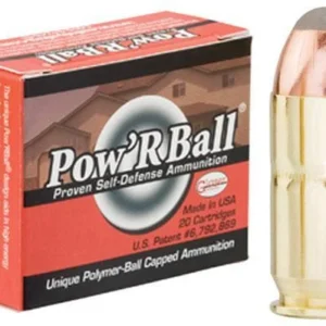 Glaser Pow'RBall Handgun Ammunition  .45 ACP 165 gr JHP 1225 fps 20/ct