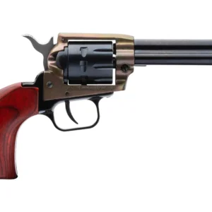 Heritage Rough Rider Case Hardened Handgun .22LR 9/rd Magazine 4.75" Barrel Cocobolo Grips