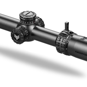 Swampfox Arrowhead LPVO Series Rifle Scope - 1-8x24 30mm SFP Red Guerrilla Dot BDC Long - Black