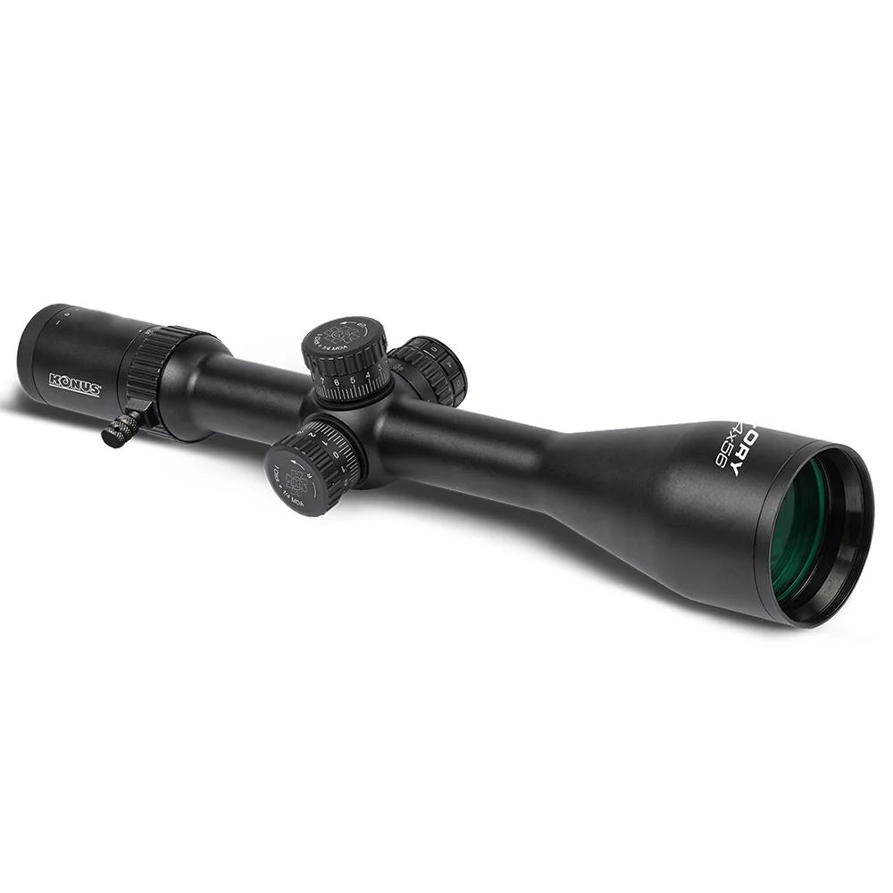 Konus Glory Rifle Scope 3-24x56mm FFP 30mm Blue/Red Fine Crosshair Illum
