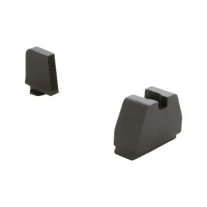 Ameriglo 8XL Tall Black Serrated .475 Front Flat Black .578 Rear Handgun Sight Glock