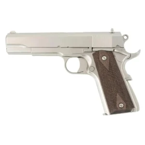 Tisas 1911 A1 Stakeout 38 Nickel Handgun 38 Super/9mm Luger  9rd Magazines(2) 5''  Barrel