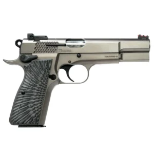 Tisas Regent BR9 Sport Handgun 9mm Luger 15rd Magazine(2) 4.67'' Barrel Nickel w/G10 Grips