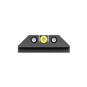 Night Fision Tritium Night Sight Set Yellow Front Black U-Notch Back for Glock